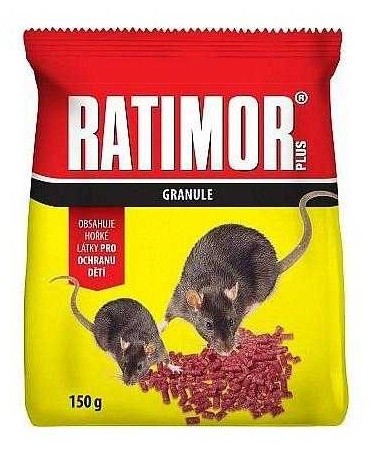 Ratimor granule jed na myši 150g - Zahradní a sezónní produkty Nástrahy a lapače