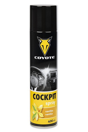 Coyote cocpit spray Vanilka 400ml - Chemické výrobky Autokosmetika a nemrznoucí směsi