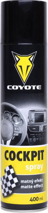 Coyote cocpit spray matný efekt 400ml - Chemické výrobky Autokosmetika a nemrznoucí směsi