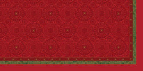 Ubrus 84x84 DCel Festive Charme Red neom - Restaurace a rauty Ubrusy, šerpy, prostírky Neomyvatelný ubrus