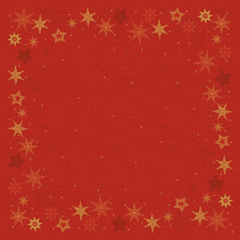Ubrus 84x84 Star Stories Red neomyvat