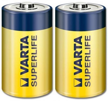 Baterie MONO velké Varta 1,5V R20/obyč1k - Drobná elektronika Baterie