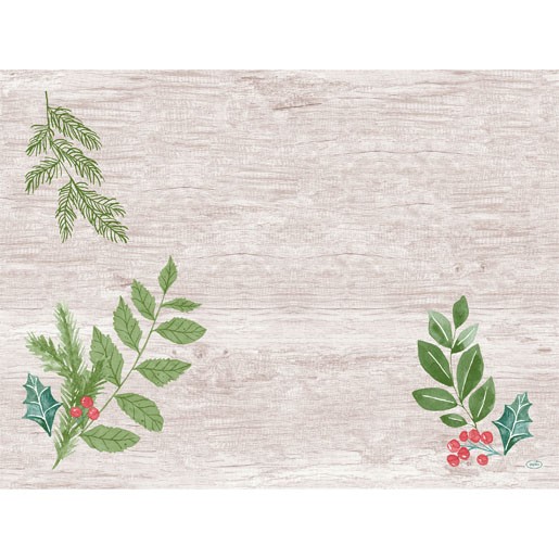 Prostírka 30x40 Dcel Winter Greenery 100ks