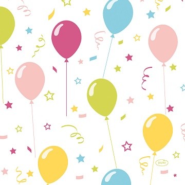 Ubrousek 33x33 3Vr Balloon Fun 20ks