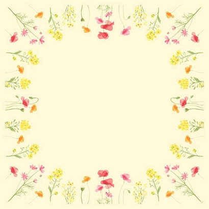 Ubrus 84x84 Poppy Field omyvatelvý