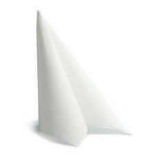 Ubrousek 38x38 Dsoftpoi White 50ks - Restaurace a&nbsp;rauty Ubrousky, kapsy na příbory Airlaid 40x40