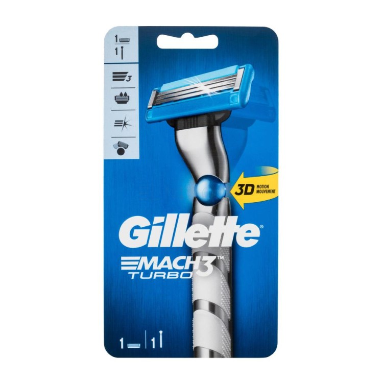 Gillette Mach 3Turbo strojek +1NN - Kosmetika Pro muže Péče o obličej Holení