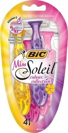 BIC dámská holítka 4ks Miss Soleil - Kosmetika Pro ženy Péče o&nbsp;tělo Holení