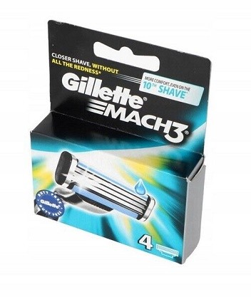 Gillette Mach 3 hlav.4ks - Kosmetika Pro muže Péče o obličej Holení