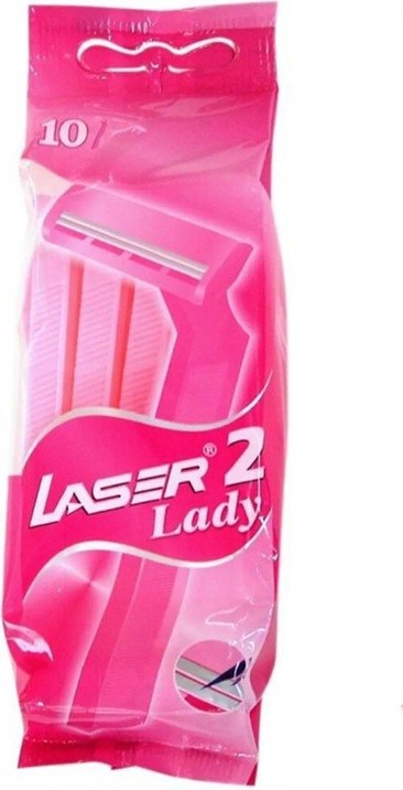 Laser dámský holící strojek 10ks 2 břity