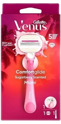 Gillette Venus Comfortdlide Miami 5břitů 1+1 - Kosmetika Pro ženy Péče o tělo Holení
