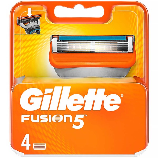 Gillette Fusion náhradní hlavice 4ks - Kosmetika Pro muže Péče o obličej Holení