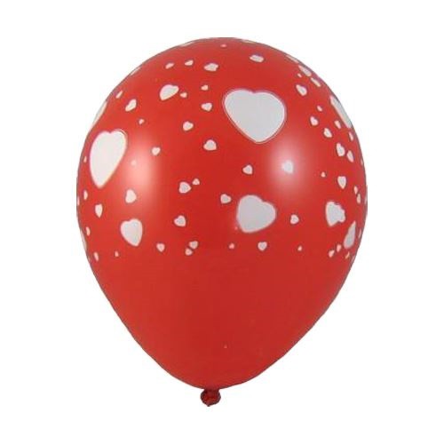 Nafukovací balonky 5ksBílá srdce 59541