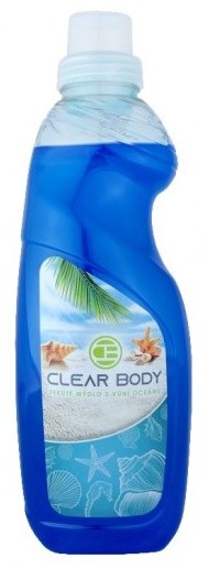 tekuté mýdlo Clear body 1l oceán