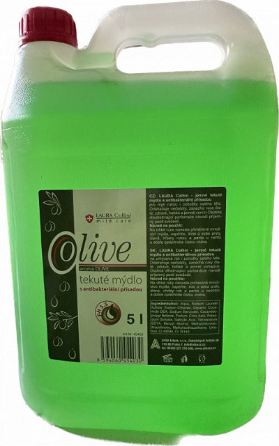 Dezinfekční mýdlo 5l Collini oliva - Péče o tělo Tekutá mýdla Bez dávkovače