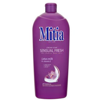 Mitia 1l tekuté mýdlo Sensual - Péče o tělo Tekutá mýdla Bez dávkovače