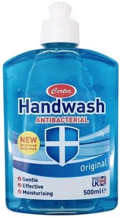 CERTEX antibakterialní mýdlo 500ml - Kosmetika Hygiena a ochrana pro ruce Tekutá mýdla dezinfekční