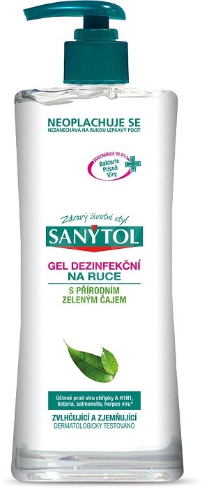 Sanytol dezinfekční.gel 500ml pumpa - Kosmetika Hygiena a ochrana pro ruce Dezinfekce