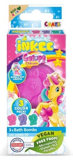 Inkee bomba do koupele Unicorn/911215 - Kosmetika Dětská hygiena Tělová hygiena