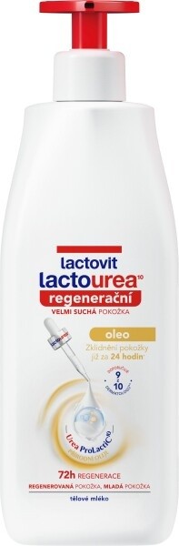 Lactovit 400ml tělové mléko Lactourea Oleo - Kosmetika Pro ženy Péče o&nbsp;tělo Tělová mléka, krémy
