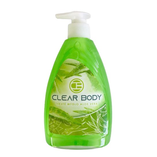 Clear body tekuté mýdlo 500ml Aloe Vera - Péče o tělo Tekutá mýdla S dávkovačem