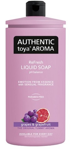 Authentic tekuté mýdlo 600ml náplň grapes a&nbsp;grapefruit - Kosmetika Hygiena a&nbsp;ochrana pro ruce Tekutá mýdla náhradní náplně