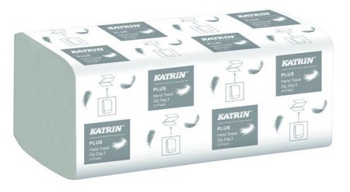 papírové ruč. Katrin Z-Z 2V celulóza 4000ks - Papírová hygiena Papírové ručníky Z-Z 2 vrstvé
