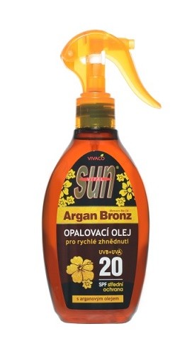 Opalovací mléko s Argan Oil OF 20 200ml pumpička - Zahradní a sezónní produkty Opalování