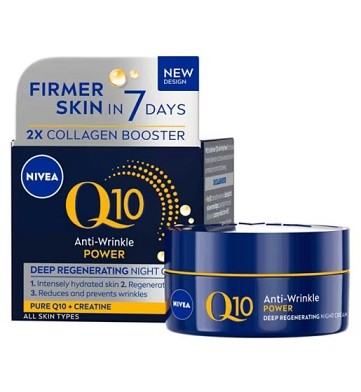 Nivea visage Q10 noční krém 50ml - Kosmetika Pro ženy Péče o&nbsp;obličej Krémy