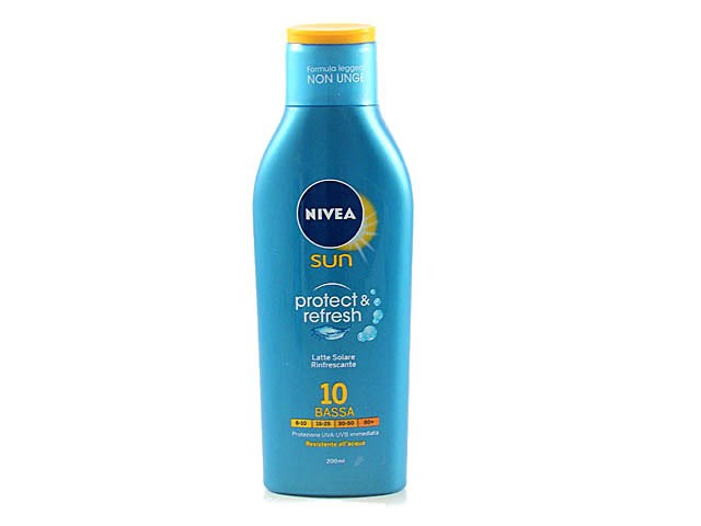 Nivea Sun OF10 mléko 200ml - Péče o tělo Opalovací přípravky