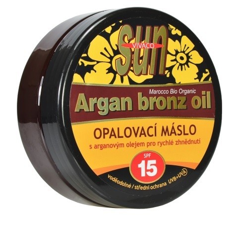 SUN Vital opalovací máslo arg bronz OF15 200