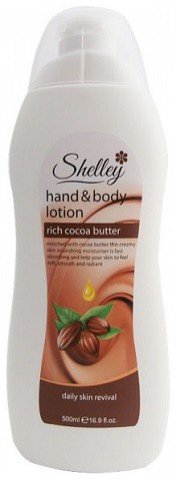 Shelley tělové mléko 500ml rich cocoa bu - Péče o tělo Krémy Pleťové a tělové krémy