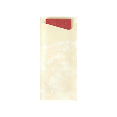 Tissue Sacchetto 8,5x20cm Vanilka 100ks - Restaurace a rauty Ubrousky, kapsy na příbory Kapsy na příbory