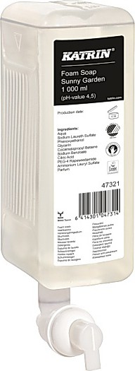 Katrin pěnové mýdlo Sunny Garden 1l - Papírové a hygienické výrobky Zásobníky a náplně