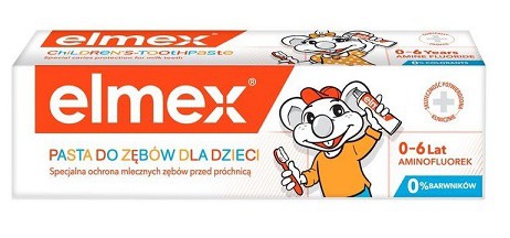 ZP Elmex dětská 0 - 6 let - Péče o tělo Dentální hygiena Zubní pasty