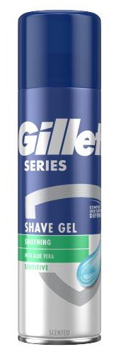 Gillette series Gel na holení Sensit 200 - Péče o tělo Pánská kosmetika Přípravky na holení