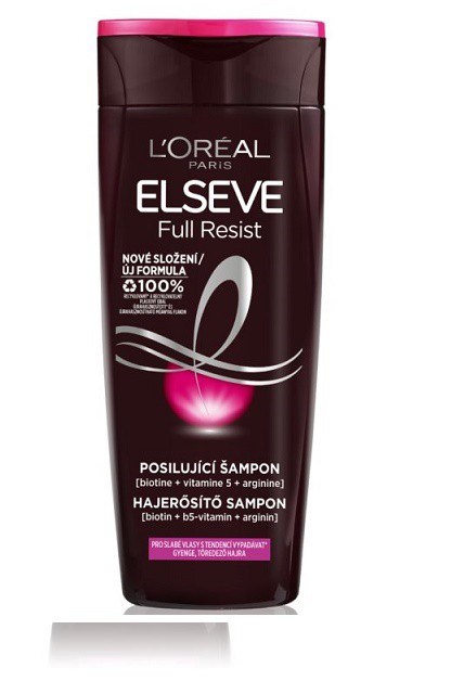 Elseve Arginine Resit šampon 250ml - Péče o tělo Vlasová kosmetika Šampony na vlasy