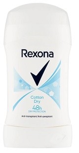 Rexona stick 40ml Coton Dry Rexona stick 40ml Coton Dry - Kosmetika Pro ženy Péče o tělo Tuhé antiperspiranty