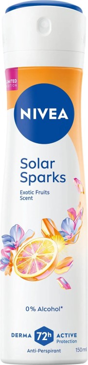 Nivea deo sprej 150ml Solar Sparks