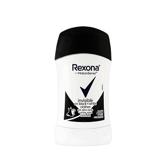 Rexona stick Invisible black+white 40ml - Péče o tělo Dámská kosmetika Deodoranty Tuhé deo, roll-on
