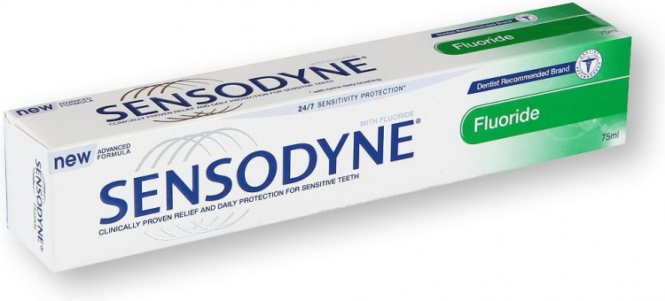 Sensodyne ZP fresch mint 75ml Fluorid - Kosmetika Ústní hygiena Zubní pasty