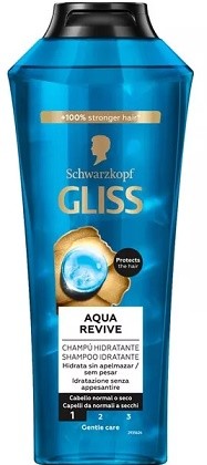 GLISS KUR šampon 400ml AQUA REVIVE - Kosmetika Pro ženy Vlasová kosmetika Šampóny