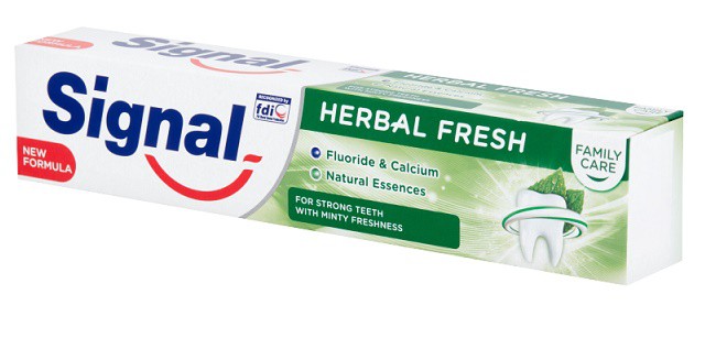 ZP Signal Herbal 75ml - Péče o tělo Dentální hygiena Zubní pasty