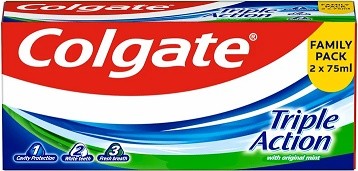 ZP Colgate Trile Action 2x75ml ZP Colgate Trile Action 2x75ml - Kosmetika Ústní hygiena Zubní pasty