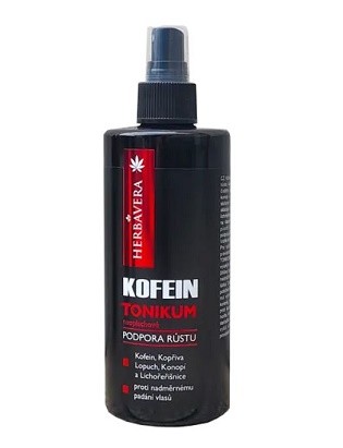 Herbavera 300ml kofein tonikum podpora růstu vlasů Herbavera 300ml kofein tonikum podpora růstu vlasů - Kosmetika Pro ženy Vlasová kosmetika Šampóny