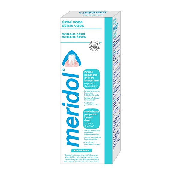 Meridol Ustní voda 400ml/bez alkoholu - Péče o tělo Dentální hygiena Ústní vody