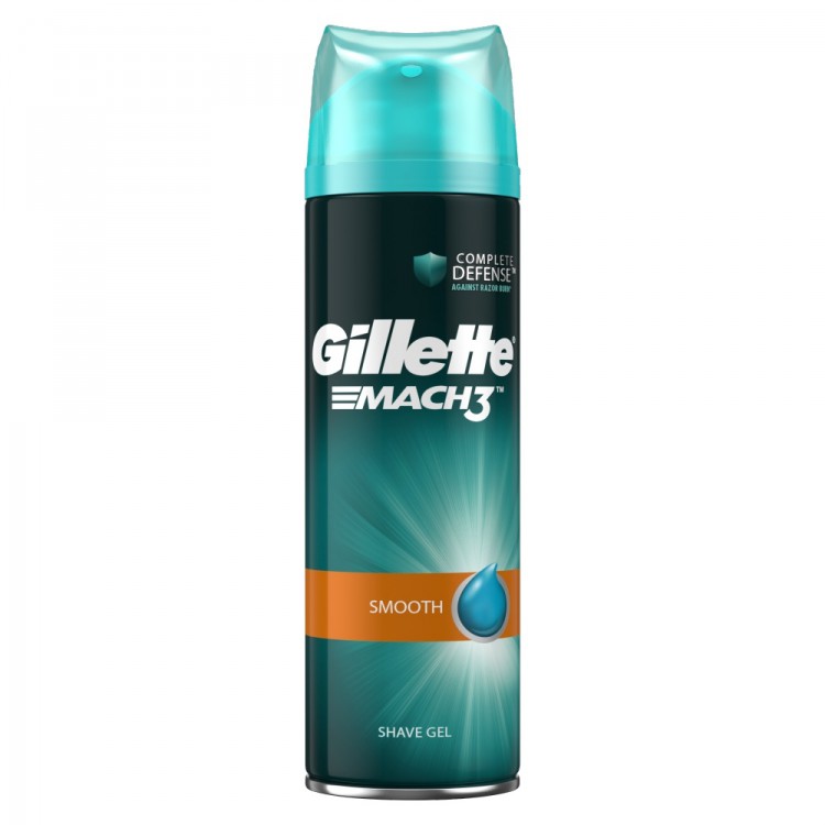 Gillette Mach3 gel Smooth 200ml - Péče o tělo Pánská kosmetika Přípravky na holení