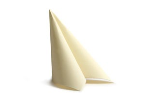 Ubrousek 38x38 CREAM Softpoi 50ks - Restaurace a&nbsp;rauty Ubrousky, kapsy na příbory Restaurace a&nbsp;rautylin 40x40