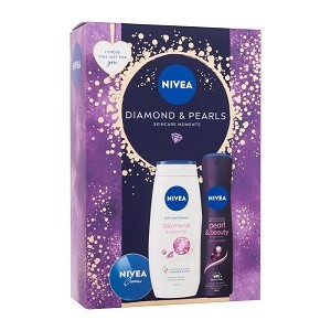 Kazeta Nivea DDiamond a Pearls krém30ml ,deo,spg - Kosmetika Pro muže Dárkové kazety