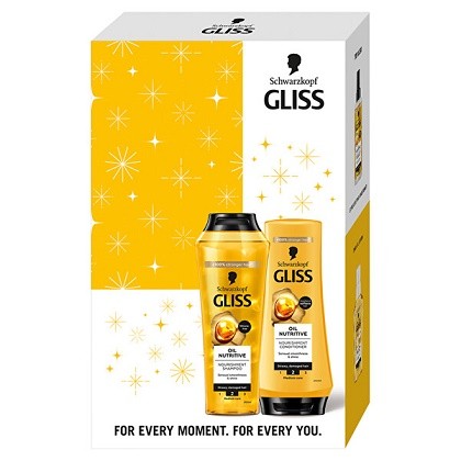 Kazeta Gliss Oil Nutritive šampon 250ml, balzám 200ml
